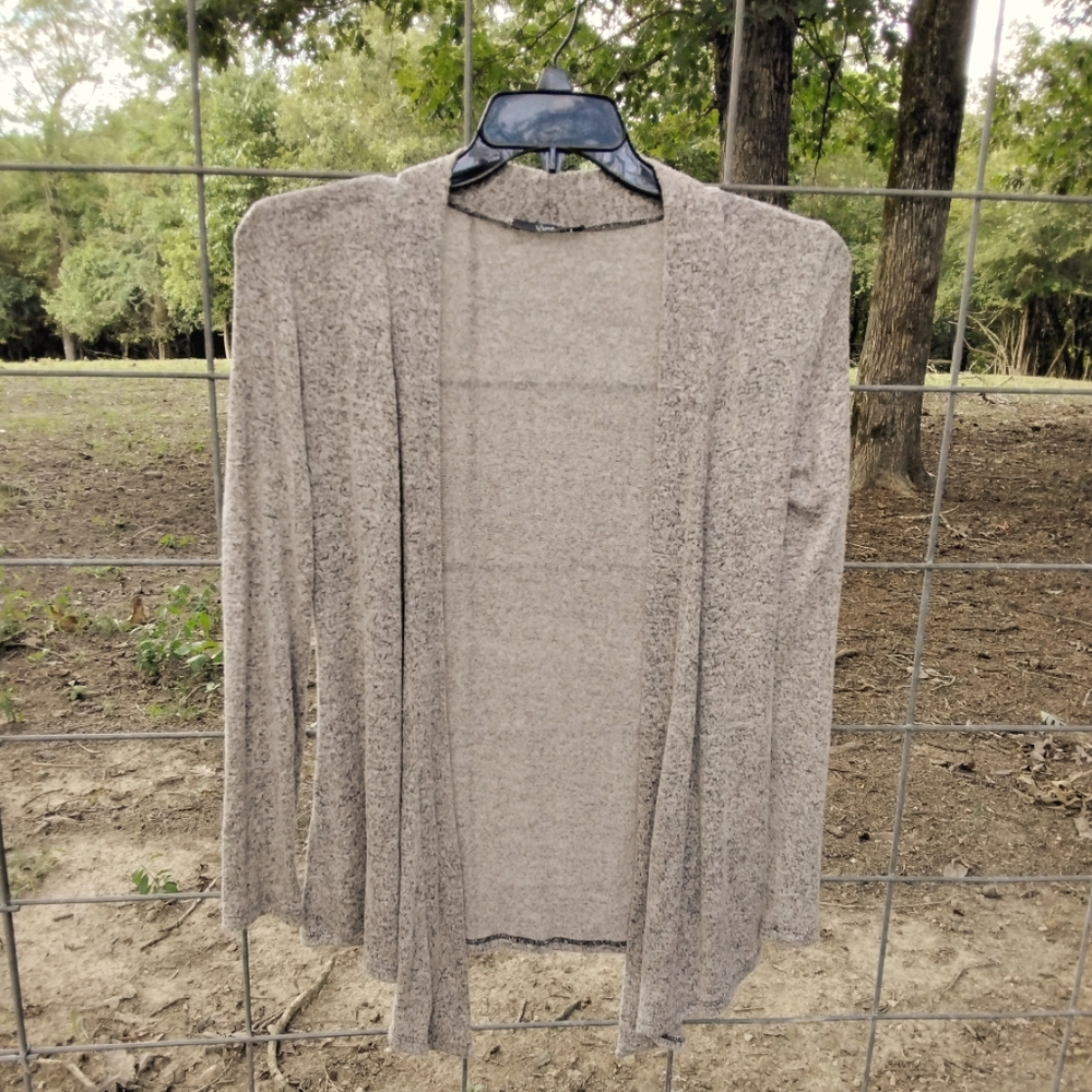 Women's Pinc Drape Front Cardigan M